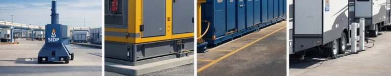 Servicios industriales SIDP: energía, frack tanks y alojamiento ejecutivo.