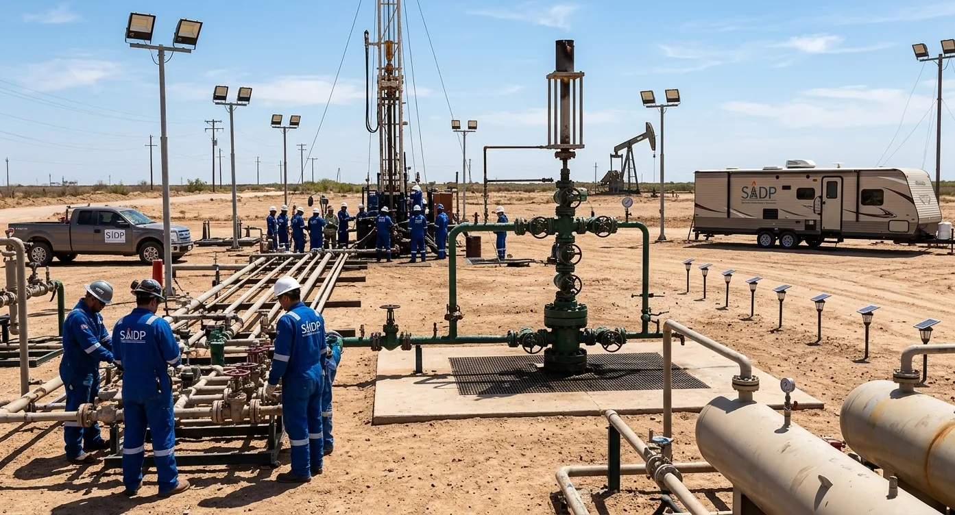 Servicios petroleros especializados de SIDP en operaciones de producción, intervención y mantenimiento de pozos petroleros terrestres