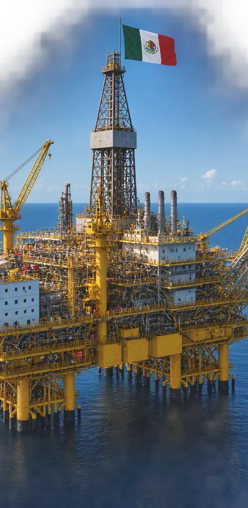 Servicios Industriales y Petroleros SIDP en plataforma offshore para operaciones petroleras, energía e infraestructura marítima en México