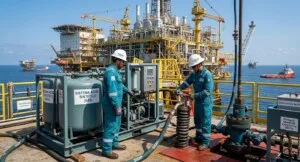 Aplicación de Sistema Ácido Sintético en plataforma petrolera para estimulación de pozos - SIDP Servicios Industriales y Petroleros