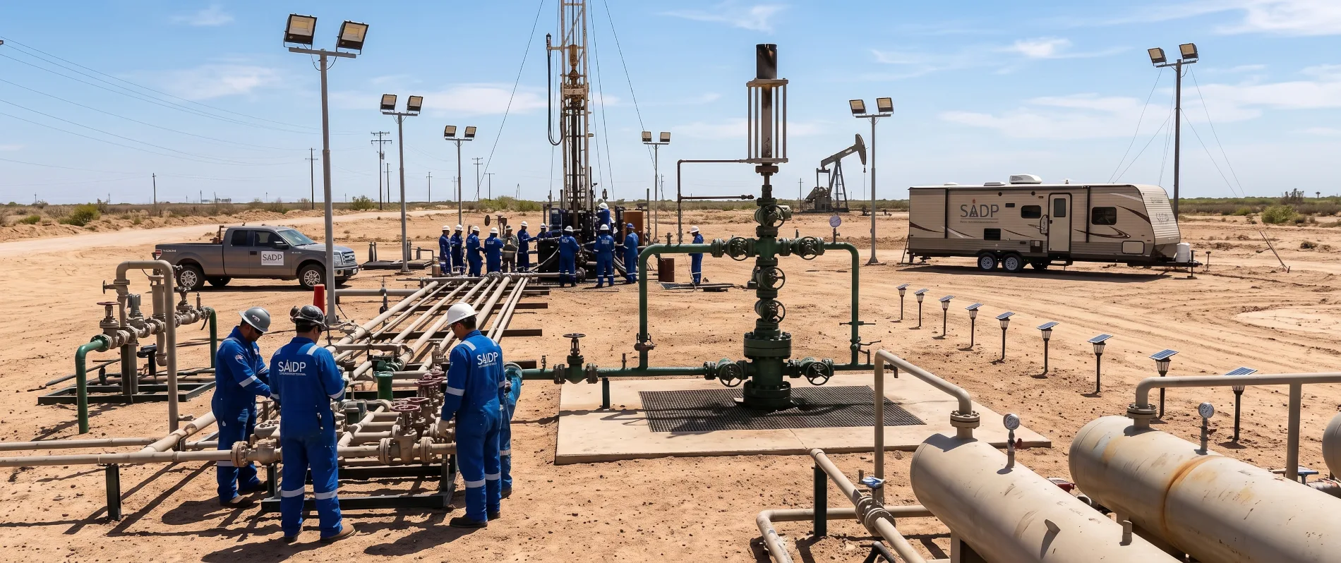 Servicios petroleros especializados de SIDP en operaciones de producción, intervención y mantenimiento de pozos petroleros terrestres